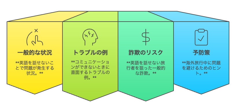 英語が話せない時の危険性