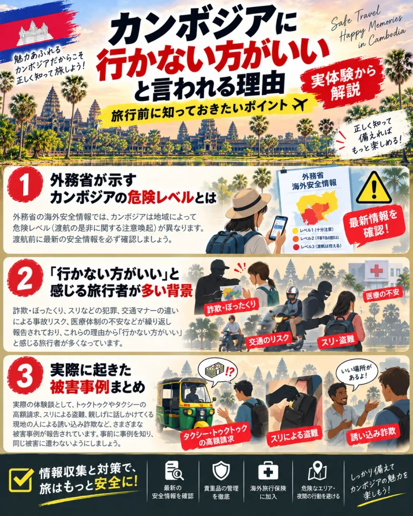 カンボジアの危険情報