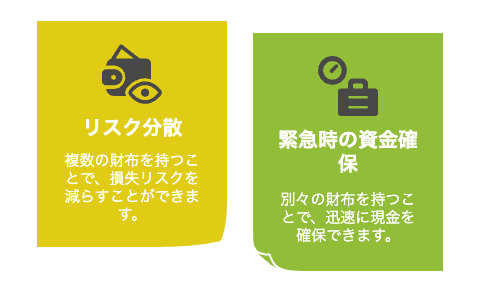 財布を分ける理由