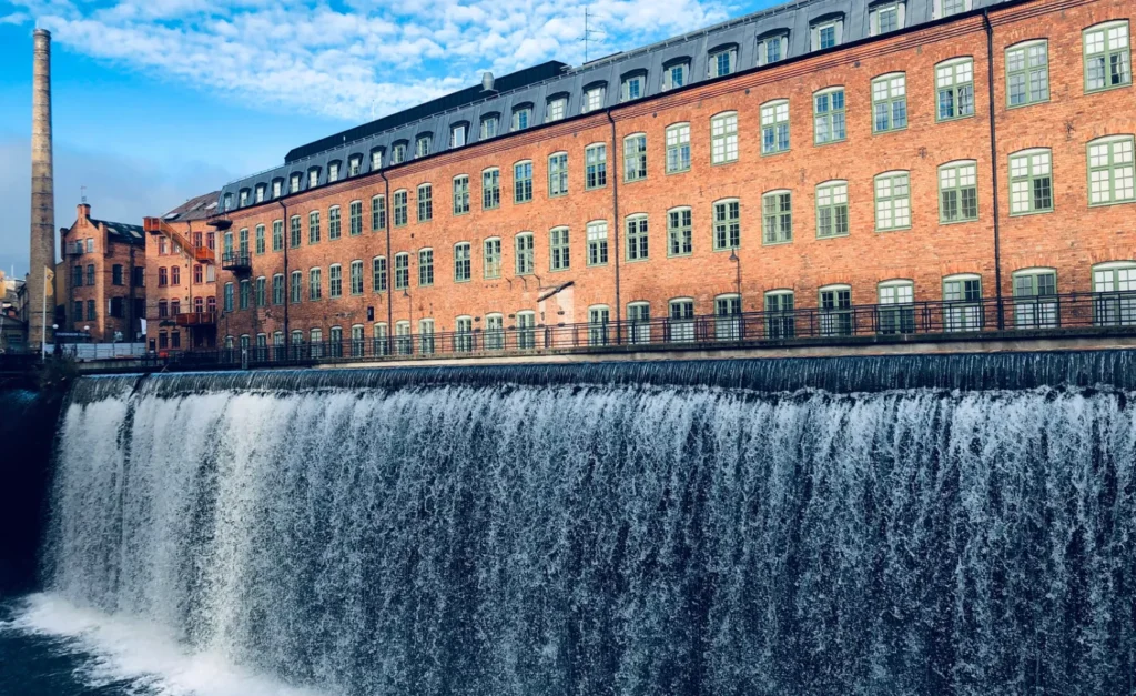 ノルシェピングの水力発電所