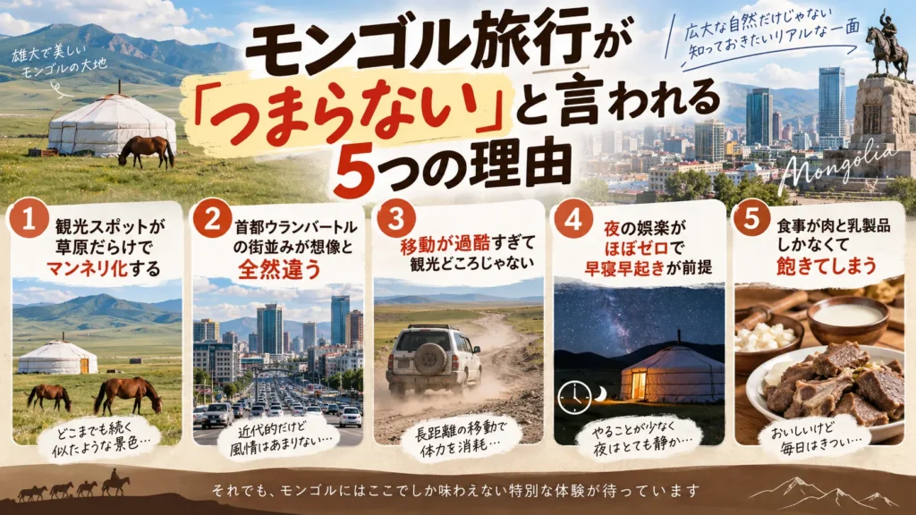 モンゴルがつまらない理由