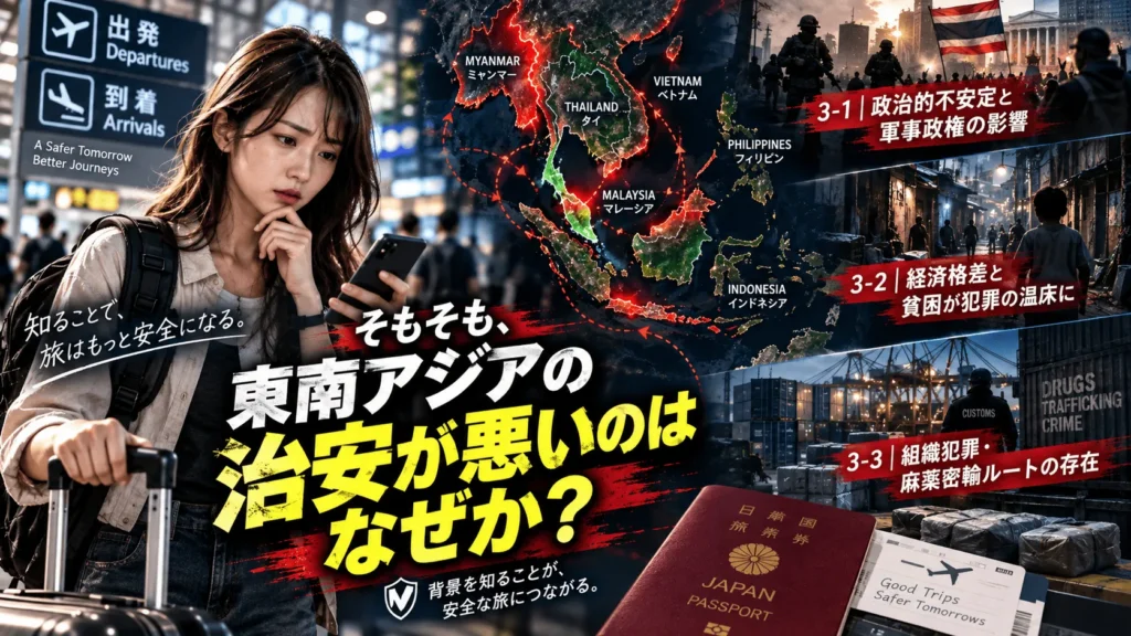 東南アジアの治安が悪い理由