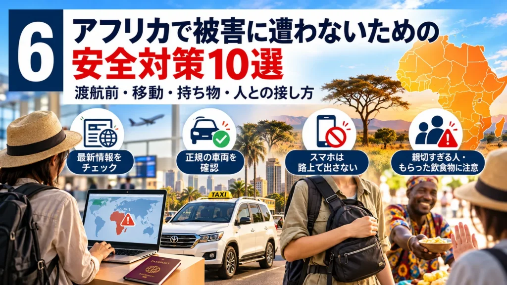 被害にあわないための対策